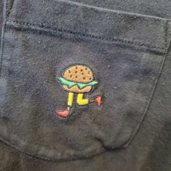 Uniqlo SPRZ NY Timothy Goodman Embroidered Tasty Burger Tee Medium Men's - Picture 3 of 9